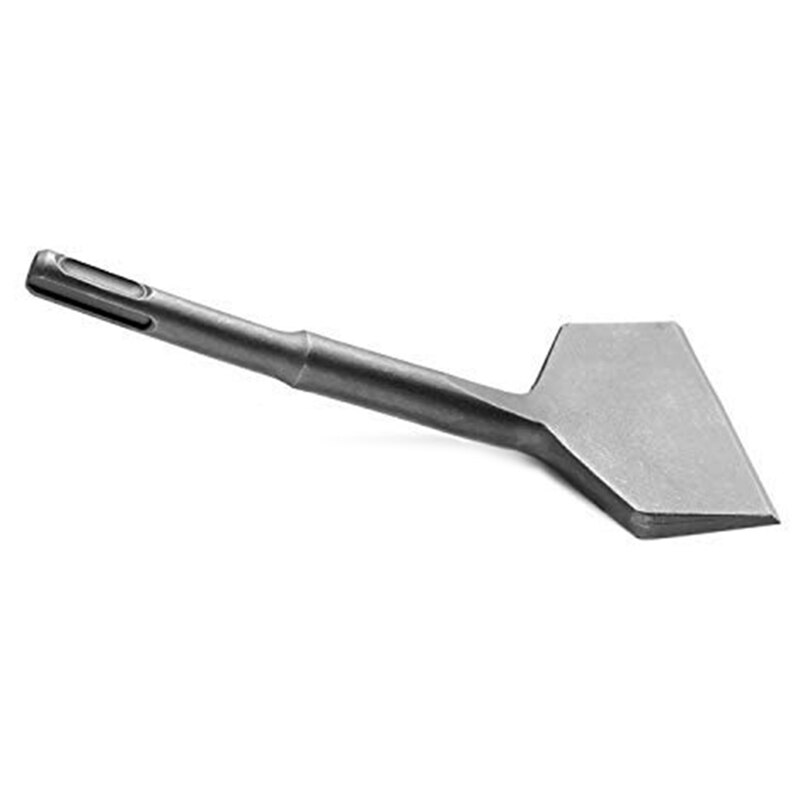 Sds Plus Shank 3-In Wide Electric Hammer Chisel Angled Heavy Duty Bent Tile Chisel: Default Title