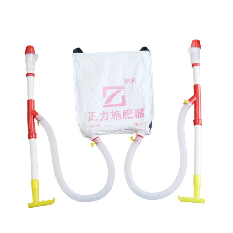 Fertilizante de doble tubo multifunción con bolsa Manual de maíz y árbol, herramientas de apósito, esparcidor de fertilizante pequeño, suministros de jardín: B
