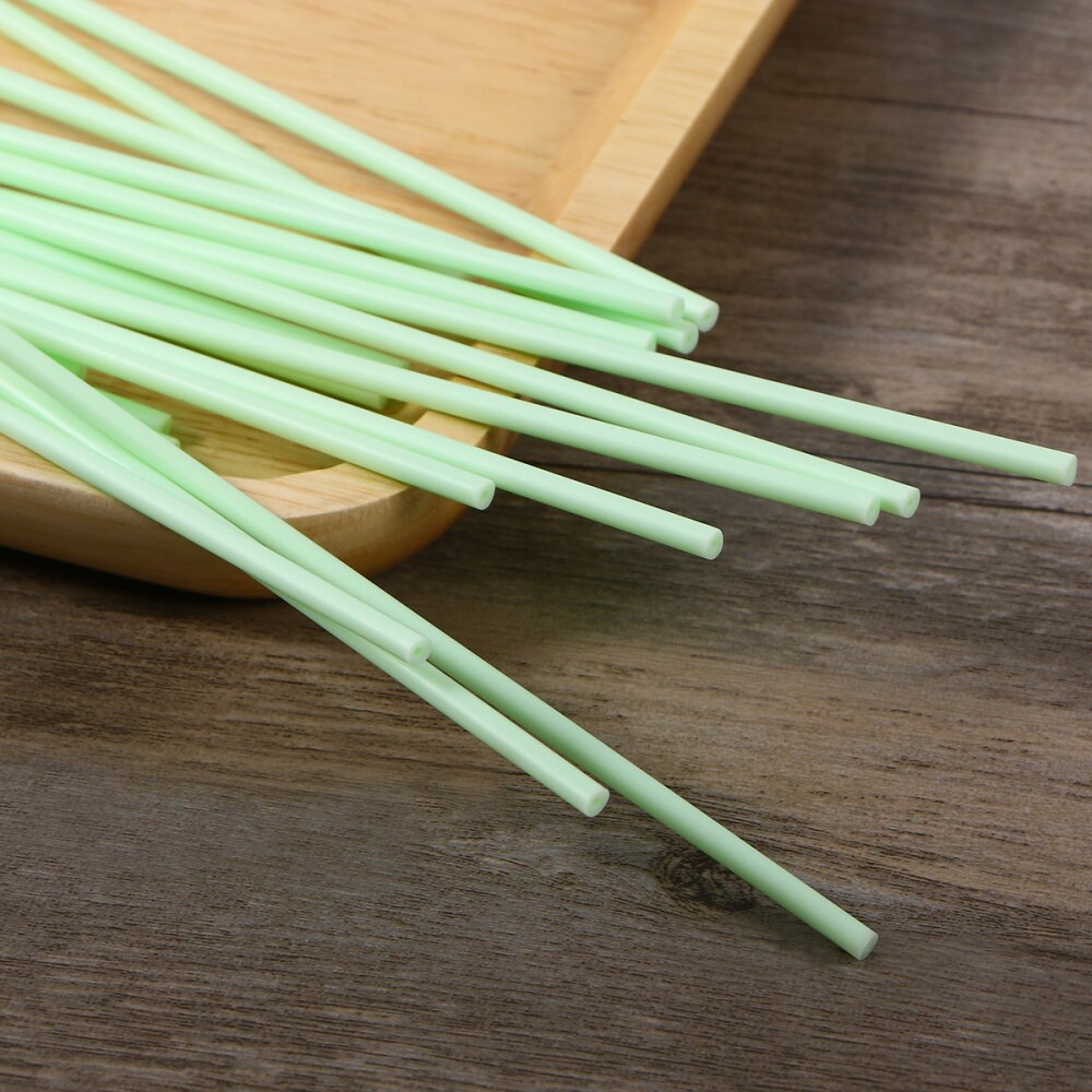 60 pcs Cake Pop Sticks DIY Plastic Pastel Colors 15 cm Candy Bar for Handwork (Random Color)