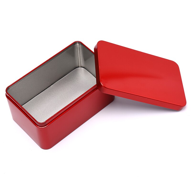 Tin Box Metal Tin Jars Iron Tea Box Cookies Case Small Things Storage Boxes Bins Biscuit Container Candy Chocolate Organizer