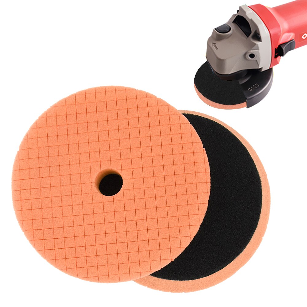 5 Stuks/set 6 Inch Auto Polish Buffing Pad Auto Polijsten Kit Spons Foam Pads Schurende Disc Bevel Edge Waxen spons