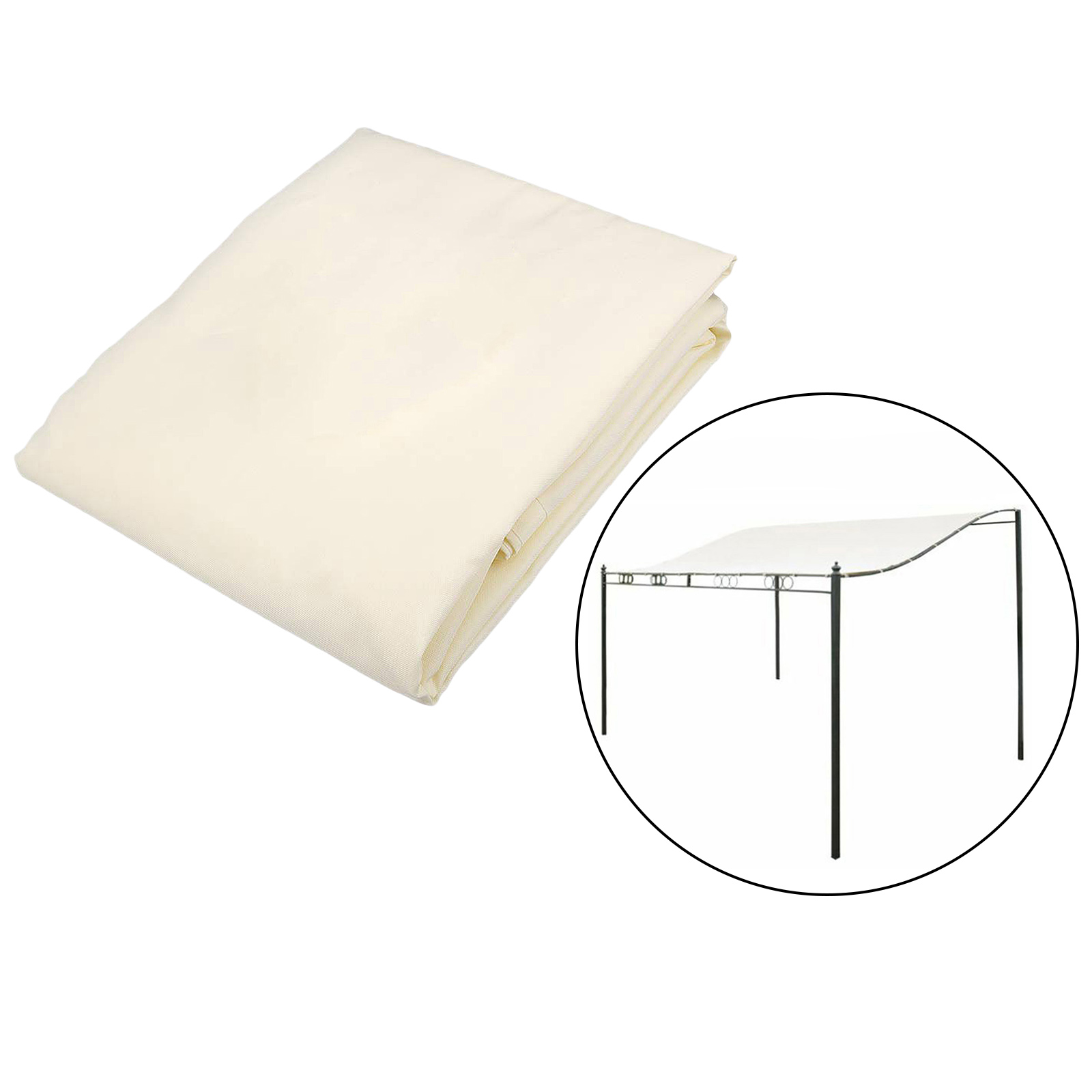 Waterproof Sun Shade Sail Outdoor Pool Canopy Top Canopy Patio Cover Anti UV: 3x2.6m