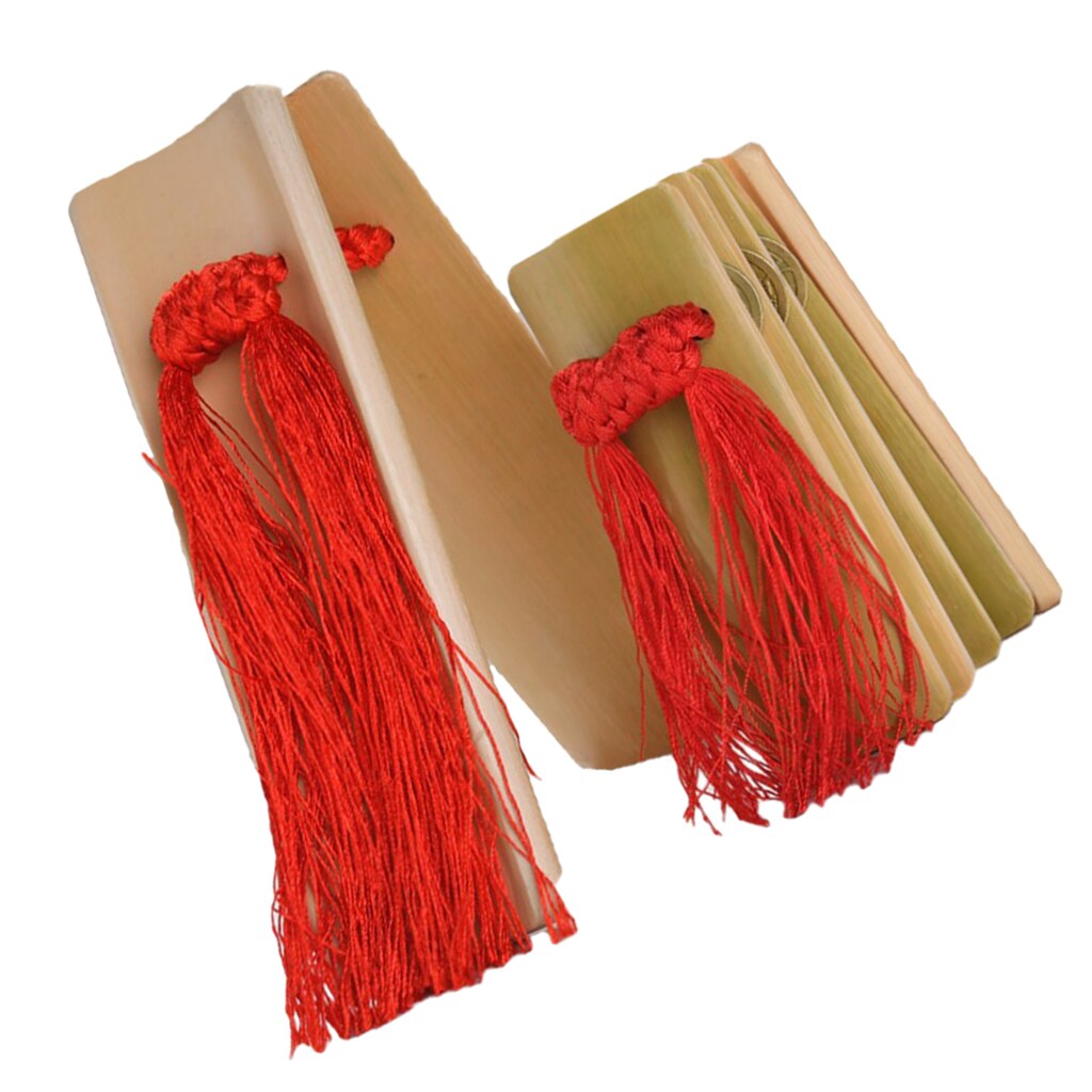1 ensemble bambou claquettes castagnettes grand et petit chinois Kuaiban