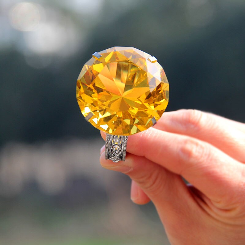 Crystal Glass Diamond Napkin Rings Table Decoration Crafts Wedding Banquet Dinner Party Birthday Home Ornaments 11 Colors