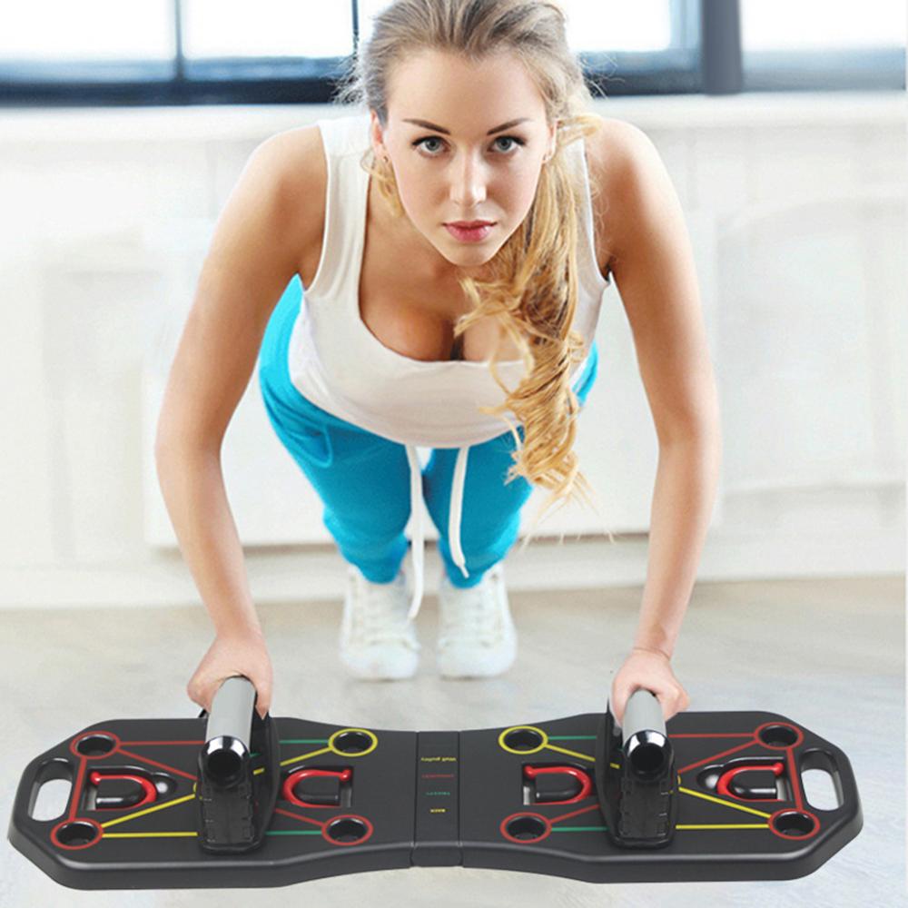 Multi-function Body Building Workout Exercise Push Up Stand Abdominal Chest Muscle Triceps Trainer Board Fitness Equipment