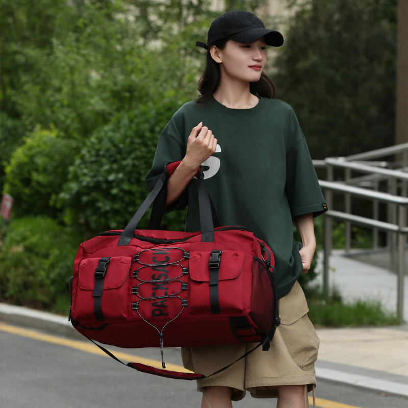 Large Capacity Travel Duffle Bag Gym Sports Fitness Outdoors Fitness Yoga Tote Luggage Handbag Boston Weekend Shoulder Bag