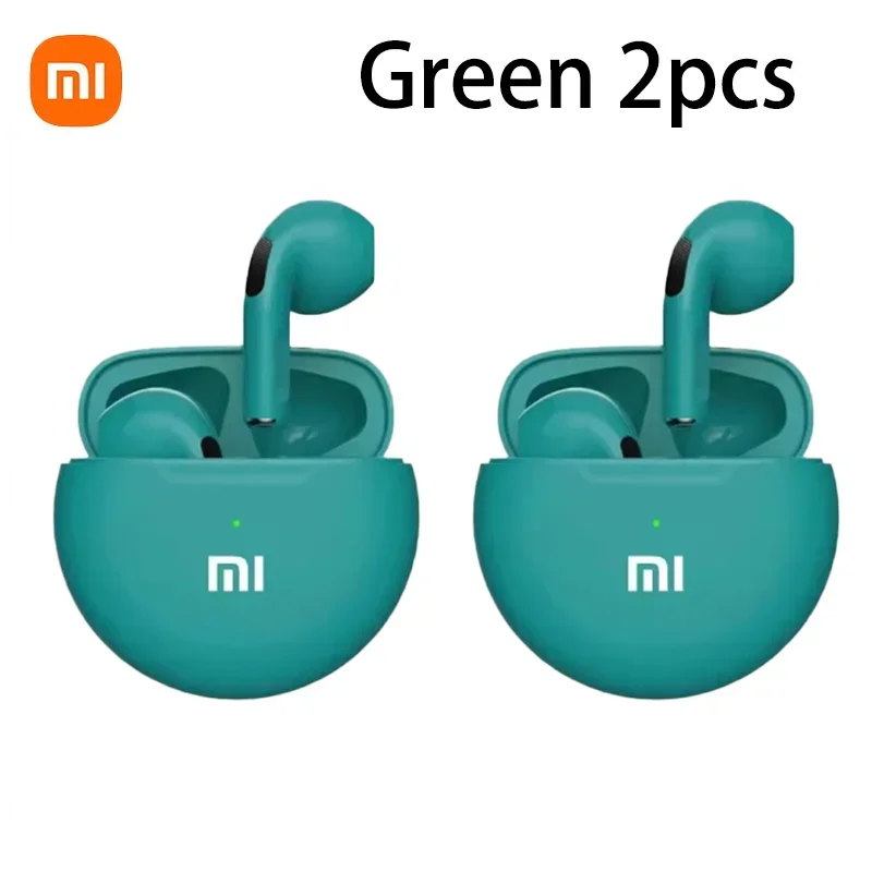 Xiaomi Pro6 Koptelefoon Bluetooth 5.2 TWS 9D Hoofdtelefoon HIFI Gaming Stereo Oproep Oortelefoon Voor iPhone Android Smartphones Oordopjes: Goud