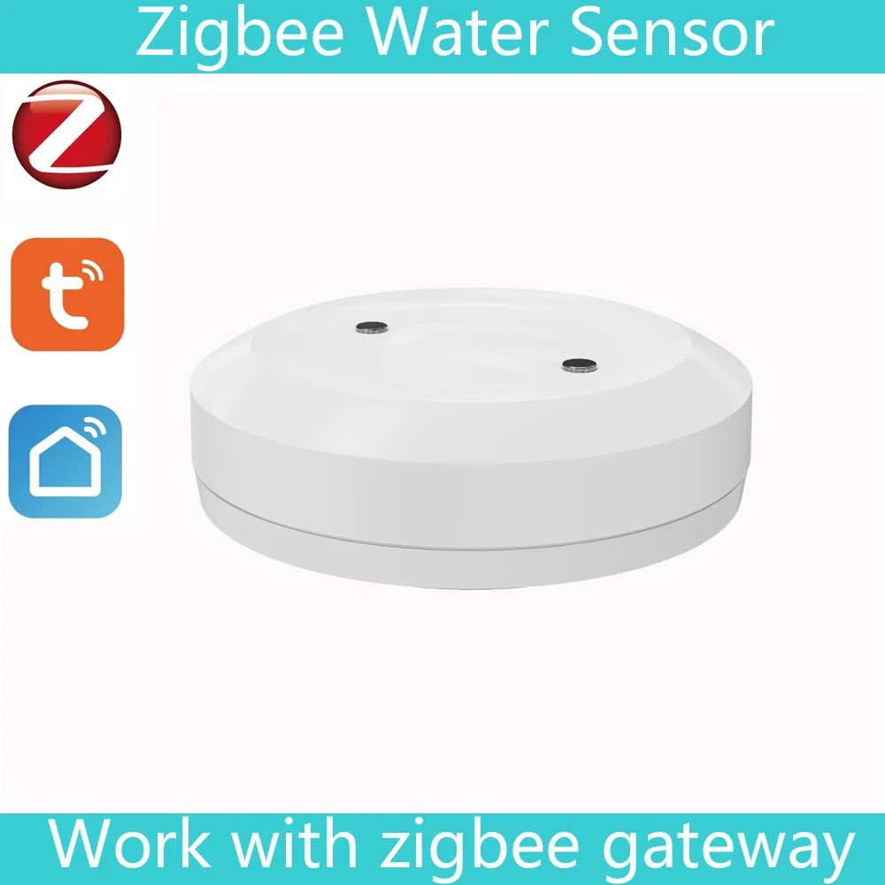 Tuya Zigbee 2mqtt Wateronderdompelingssensor Smart Life Lekkagesensor Waterkoppeling Alarm App Monitoring op afstand Waterlekdetector