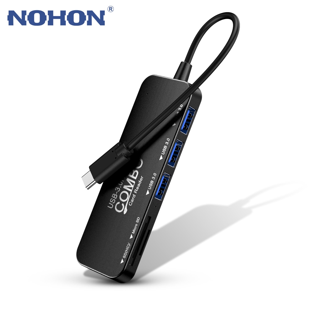 Usb typ c usb-c hubb usb 3.0 tf sd kortläsare thunderbolt 3 dex mode adapter för macbook air pro samsung  s8 s9 laddningsport