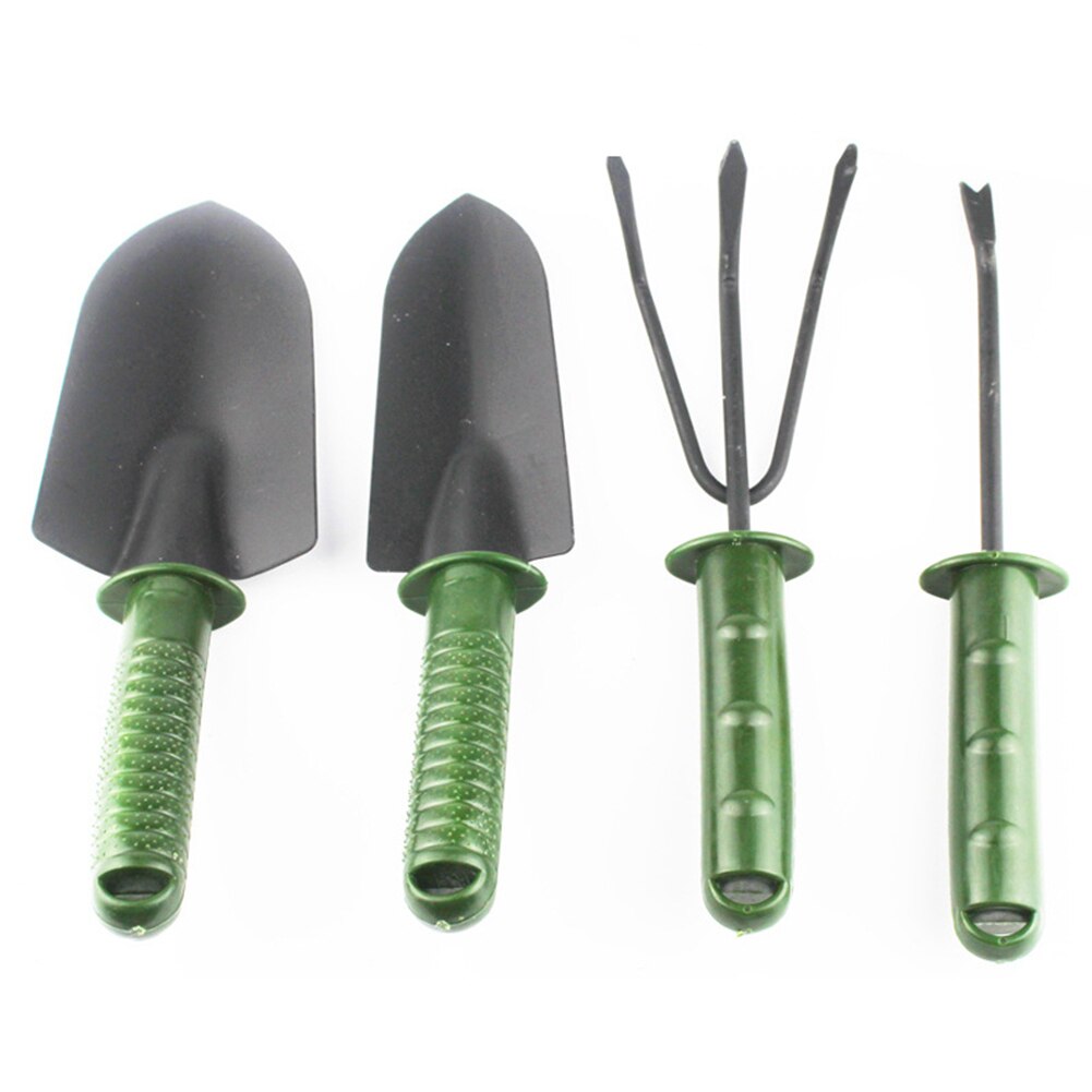 4pcs Seed Transplanter Soil Loosening Rake Portable Plant Cultivation Practical Spade Planting Gardening Tool Set
