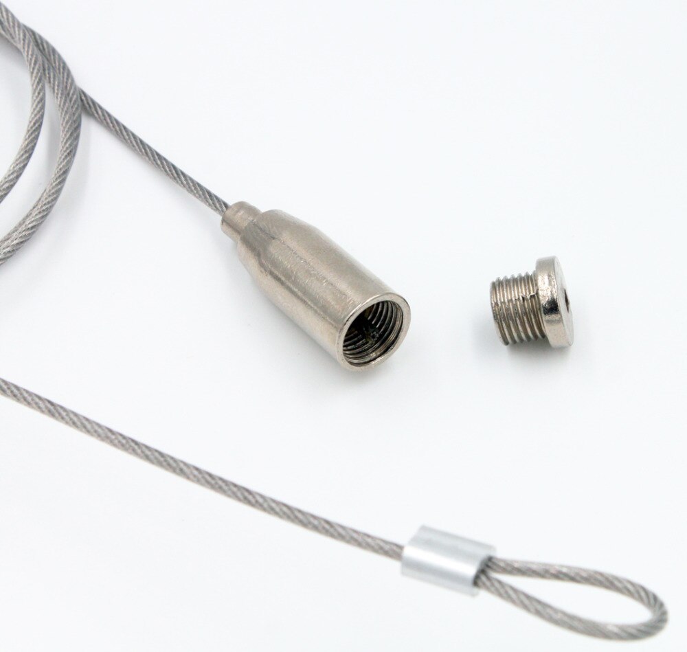 Adjustable Hanger Hooks Bullet Shape Stainless Steel Wire Art Gallery Display Hanging System Accessories 2pcs