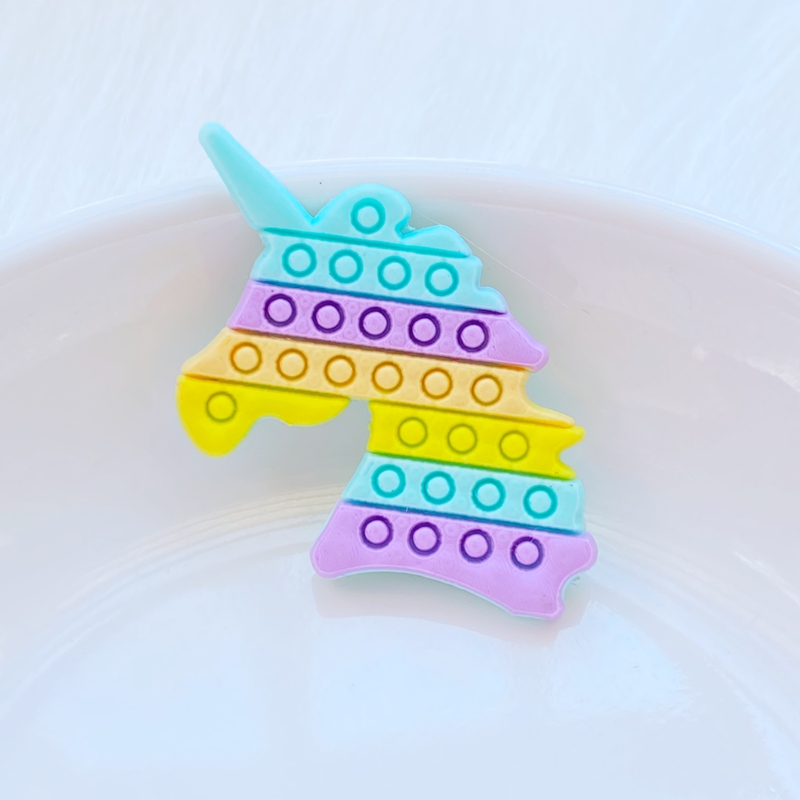 Cola de pez linda, unicornio, Delfín, arcoíris, serie PVC Flexible, pegamento plano, bricolaje, álbum de recortes, adorno para teléfono, artesanía, decoración, , 20 piezas: C