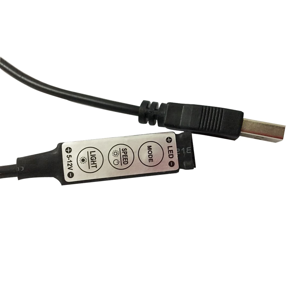 1m usb kabel strømledning til usb rgb led strip lys  dc5v