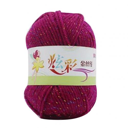 4 nici miękka dzianina szydełka nici akrylowe ręcznie przędzy wełnianej hak linia buta DIY akcesoria do szycia wielokolorowy: Dark Rose Red