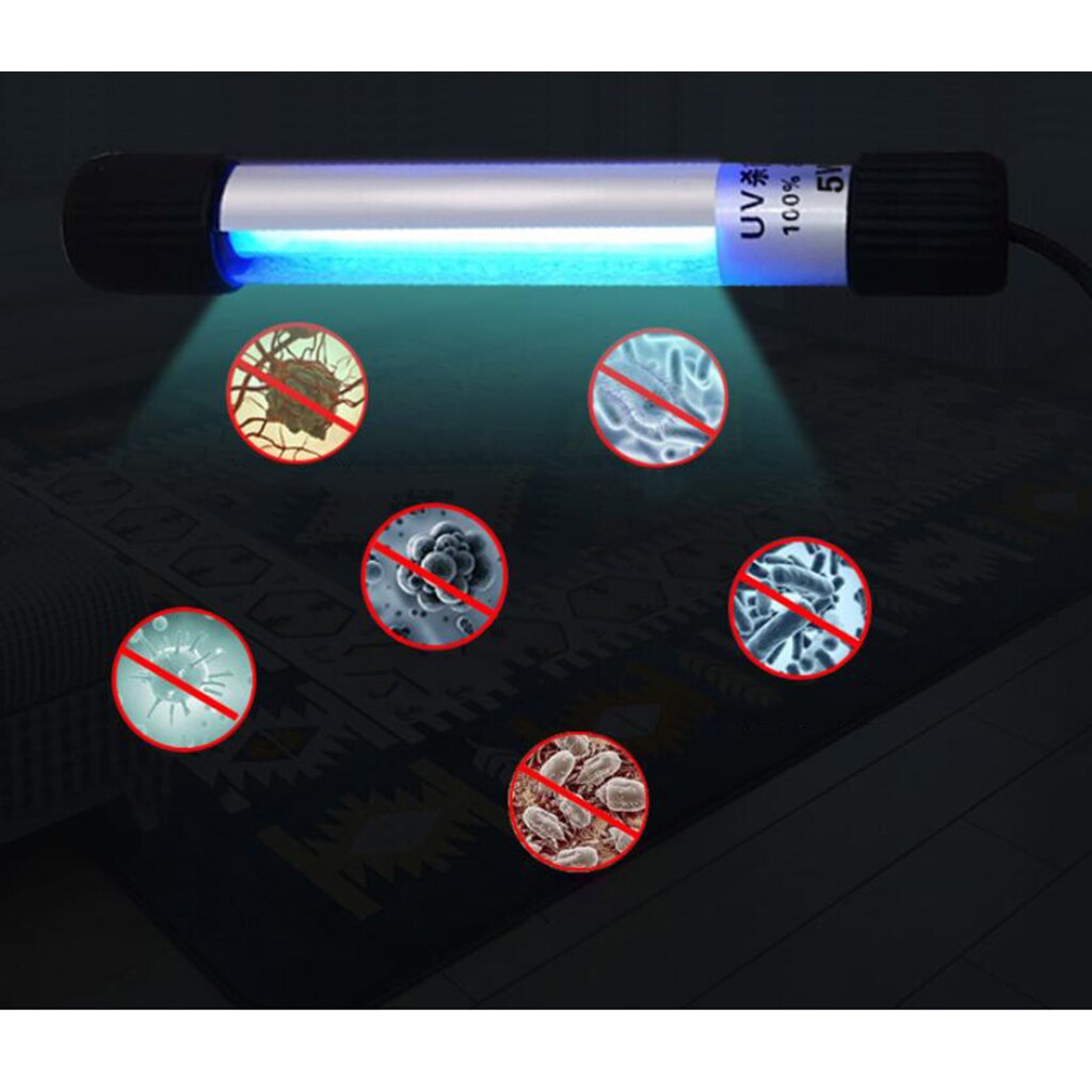 5w uvc ultrafiolett uv masker sterilisator lys bakteriedrepende sterilisering cfl ozon lampe pære for desinfisering bakteriedrep virus