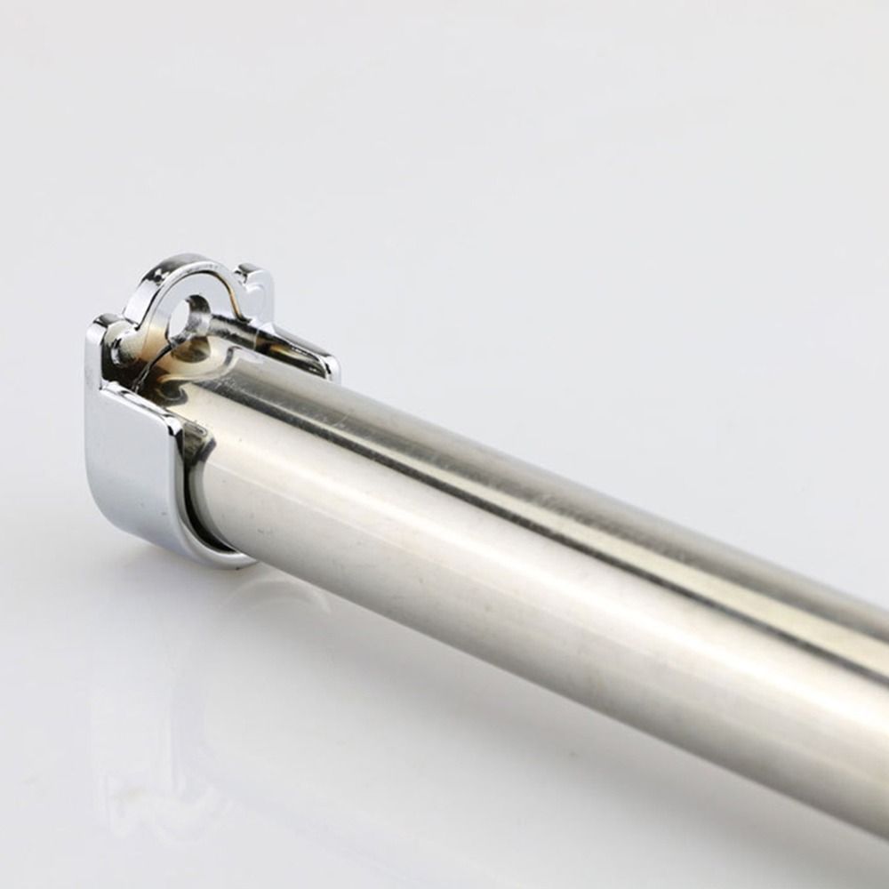 Thuis Douchegordijn 19/22/25Mm U-Vormige Kast Staaf Kleding Opknoping Gordijnroede Beugel Rail Houder Flens Stang Houder