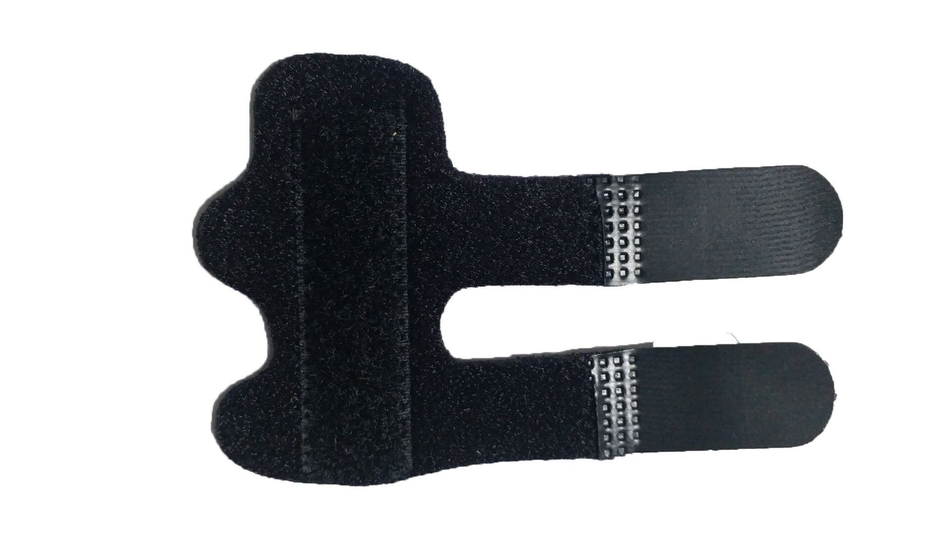 1Stck Schmerzen Linderung Aluminium Finger Schiene Bruch Fixierung Schutz befestigen Korrektor Unterstützung Mit Einstellbare Band Bandage: Schwarz