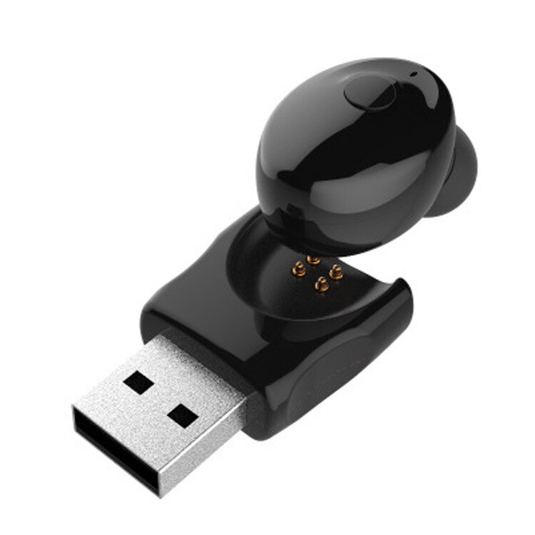 Mini Bluetooth 5.0 Earphone Single Sport Wireless Stereo Headset Portable Invisible In-Ear Business Earbud USB Magnetic Charger