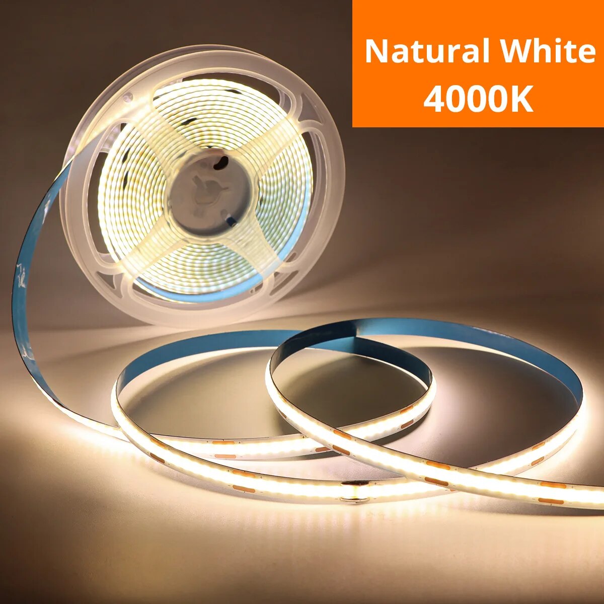 LED COB Light Strip Touch Dimmer Flexible Diode Tape 5V USB Linear Indoor Lighting Lamp Room DIY TV Mirror Backlight Wall Decor: Blue / 1m