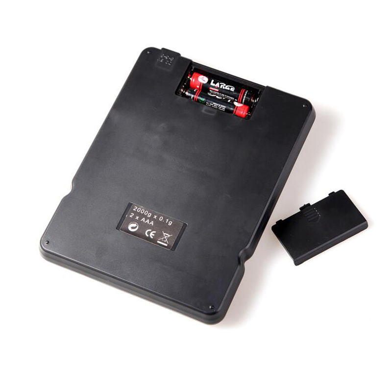 2000g/0.1g Digital Weight Kitchen Scale Pocket High Precision Laboratory Balance Mini Portable Weighing Machine Food Tea Scale