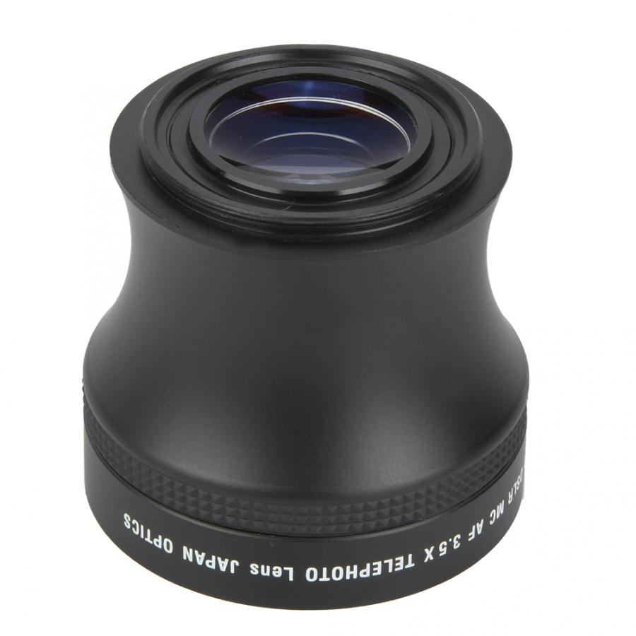 Lente Para Celular 52 Mm 3.5X Universal Aluminium Teleconverter Telelens Dslr Camera Accessoire Camera Len Cam