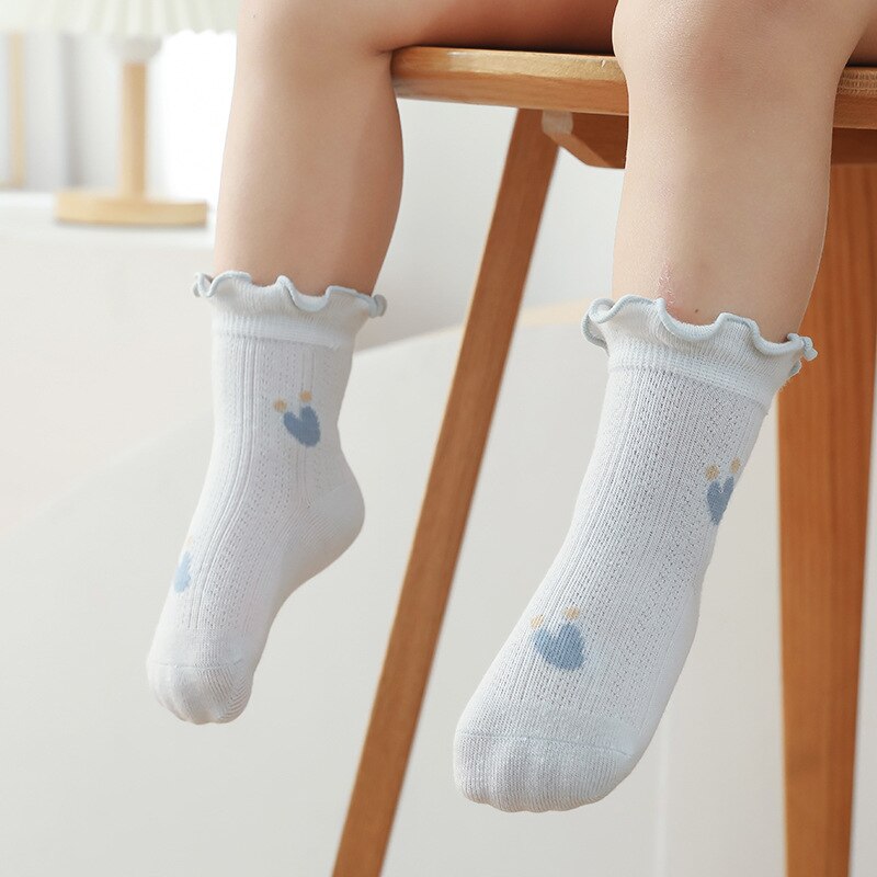sommer Baby Mädchen Socken Kleinkind Gittergewebe Günstige Sachen Baumwolle Blume Kleinkind Socken 0-5Jahr