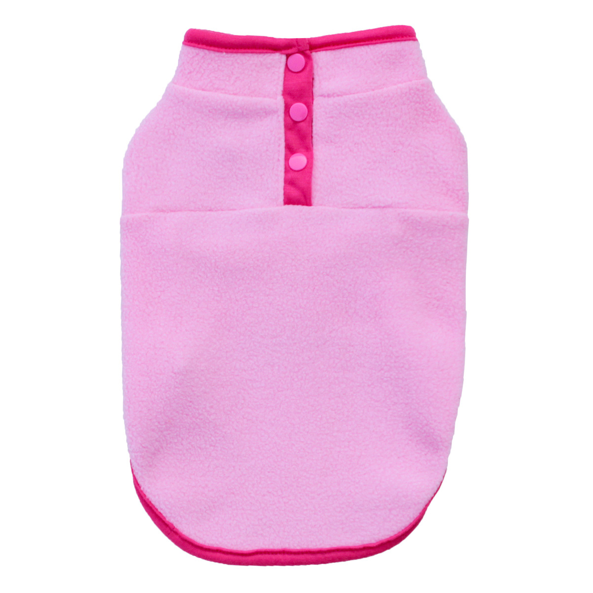 Outono inverno macio filhote de cachorro gatos casaco de lã quente colete para cães pequenos médios roupas chihuahua buldogue francês traje pet colete: M / Rosa