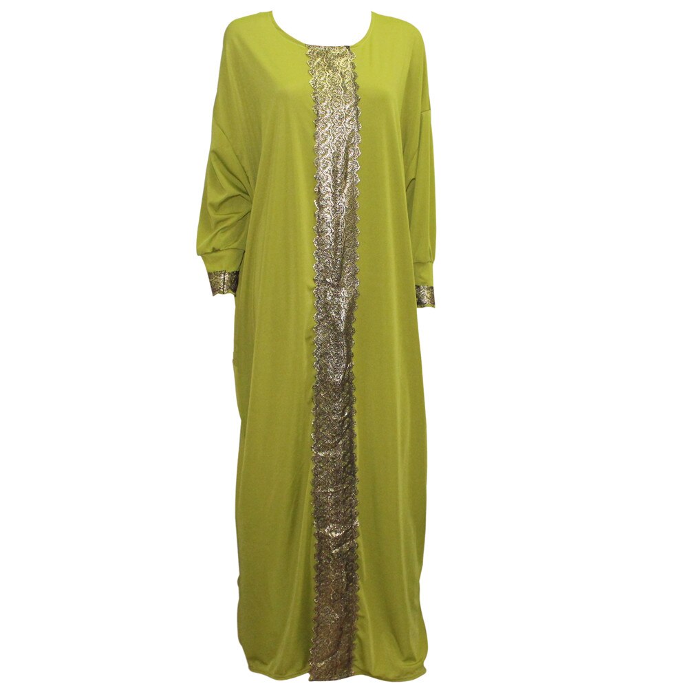 Tilapia kaftan stijl vrouwen jurk maxi lange vintage toga plus size zomer herfst jurken loszittende jurk: yellow