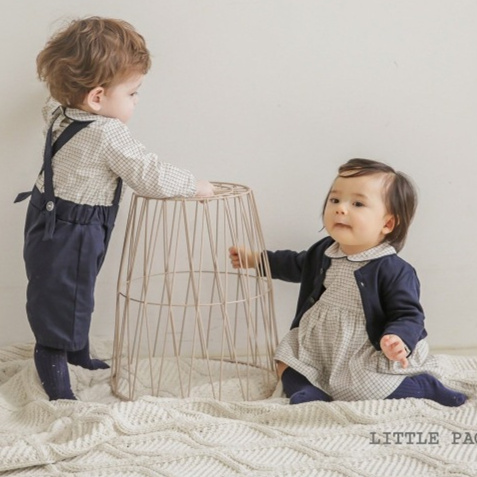 Partnerlook für babys: strampler für neugeborene (jungen), einteiler für kleinkinder (mädchen), Baby-Gesamt Ich bin spanischen oder koreanischen stil