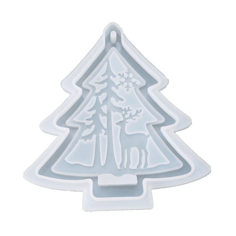Diy Kerst Vermeld Hanger Casting Silicone Mould Ambachten Decoratie Sieraden Maken Toolscrystal Epoxyhars Mal: A