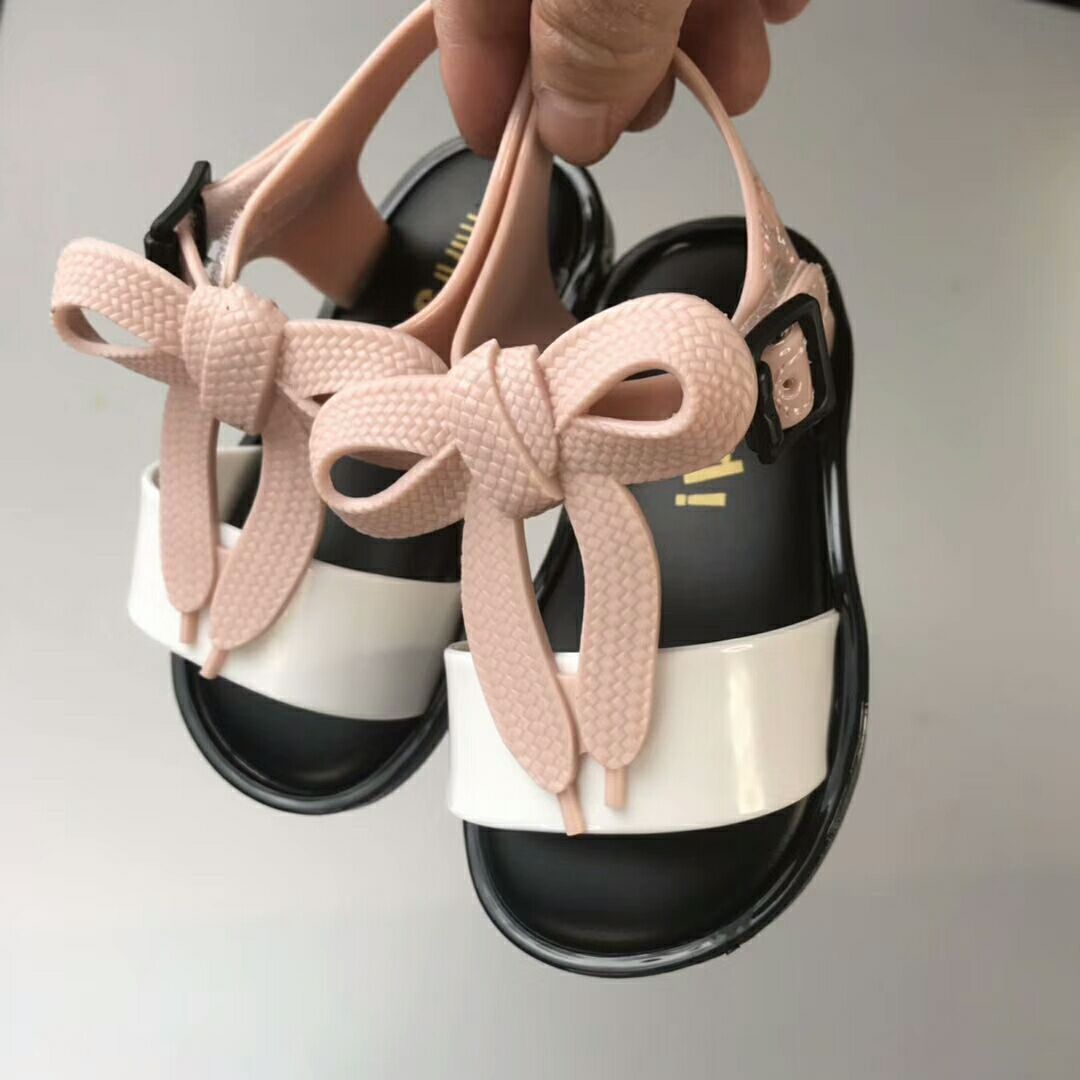Mini Shoes Summer Style Jelly Shoe Girl Non-slip Kids Beach Sandal Toddler Kids Sandals