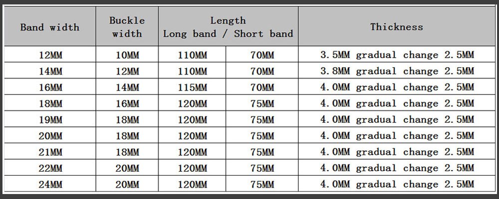 Sport Lederen Horlogeband Horloges band 22mm 20mm 18mm 19mm 12mm 14mm 16mm 24mm 21mm Horlogebanden Mannen Vrouwen Polsband