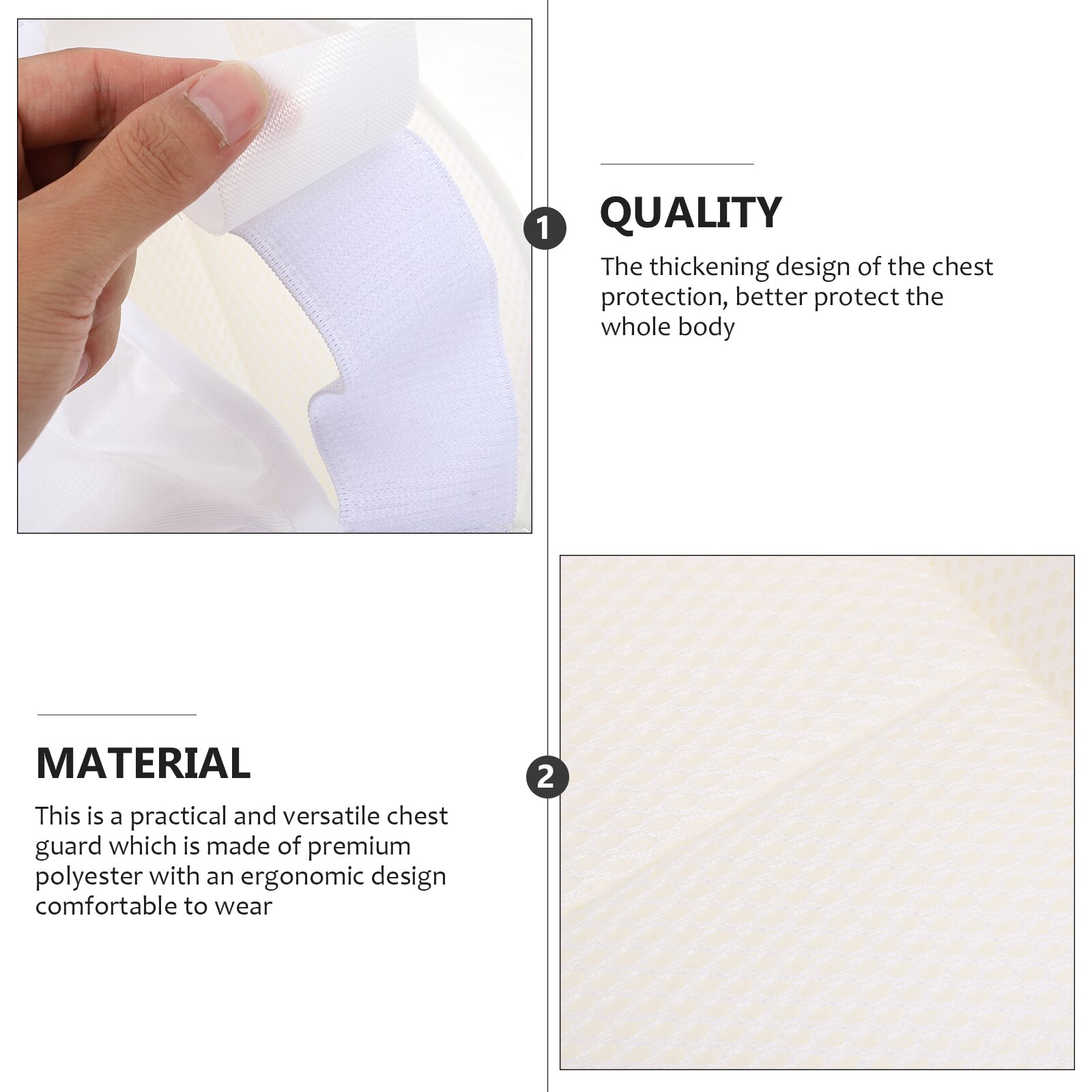 1Pc Exercising Chest Guard Boxing Practicing Uniform Versatile Chest Protector