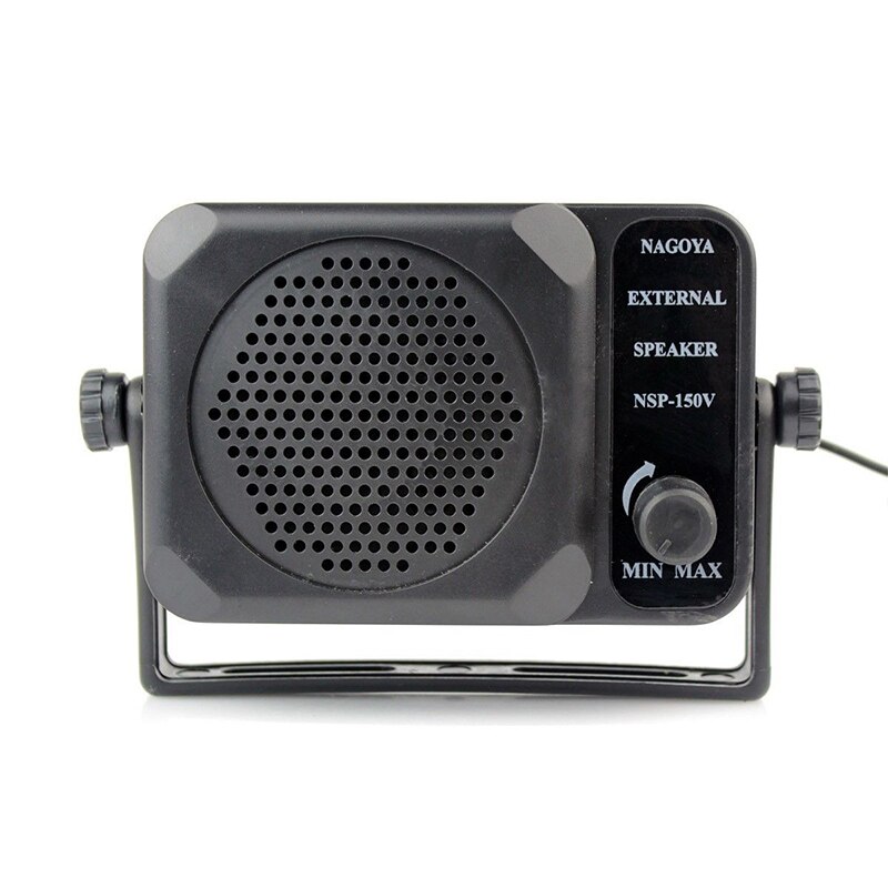 Niye nsp -150v mini-außenlautsprecher für mobilfunkgeräte und mikrofone, passend für kenwood, yaesu, icom, amateurfunkgeräte und autoradios