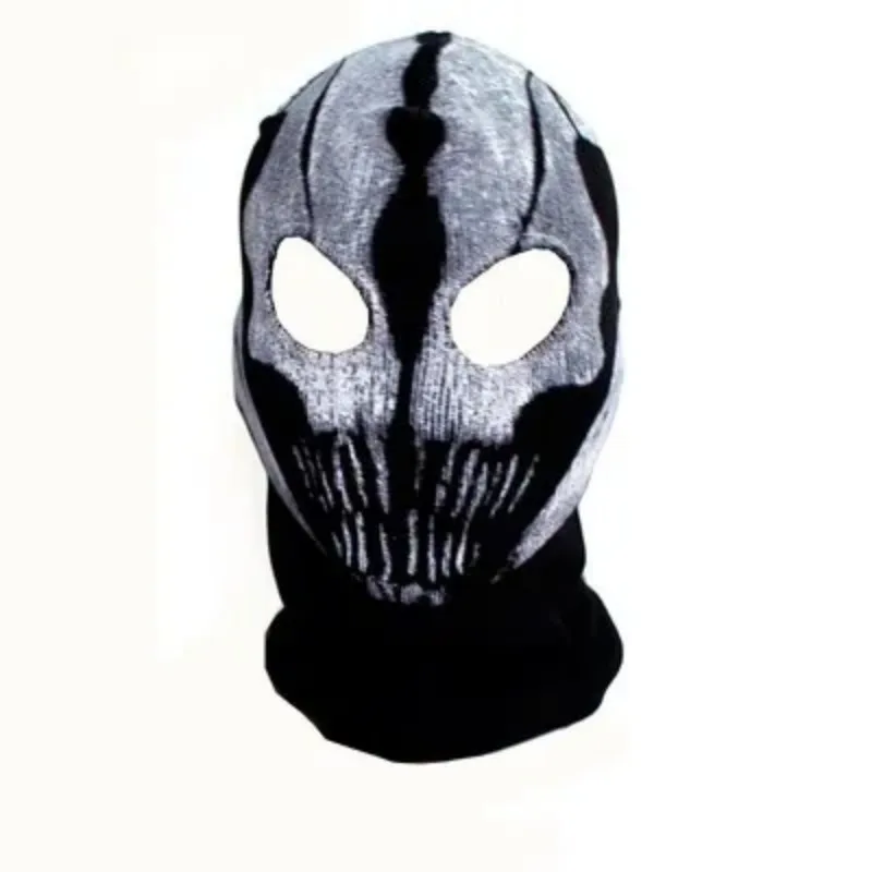 Schwarze Maske Sturmhaube Mützen Hüte Männer Geisterschädel Vollgesicht warm Maske Kapuze Mütze Gorros hombre Casquette Sturmhaube: Kakifarbig