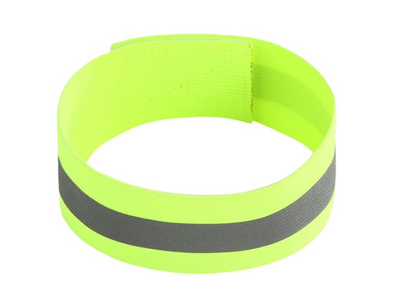 1 Pcs Reflecterende Hoge Zichtbaarheid Elastische Polsbandjes Enkel Pols Arm Running Waarschuwing Fietsen Nacht Waarschuwing Outdoor Sport: Default Title