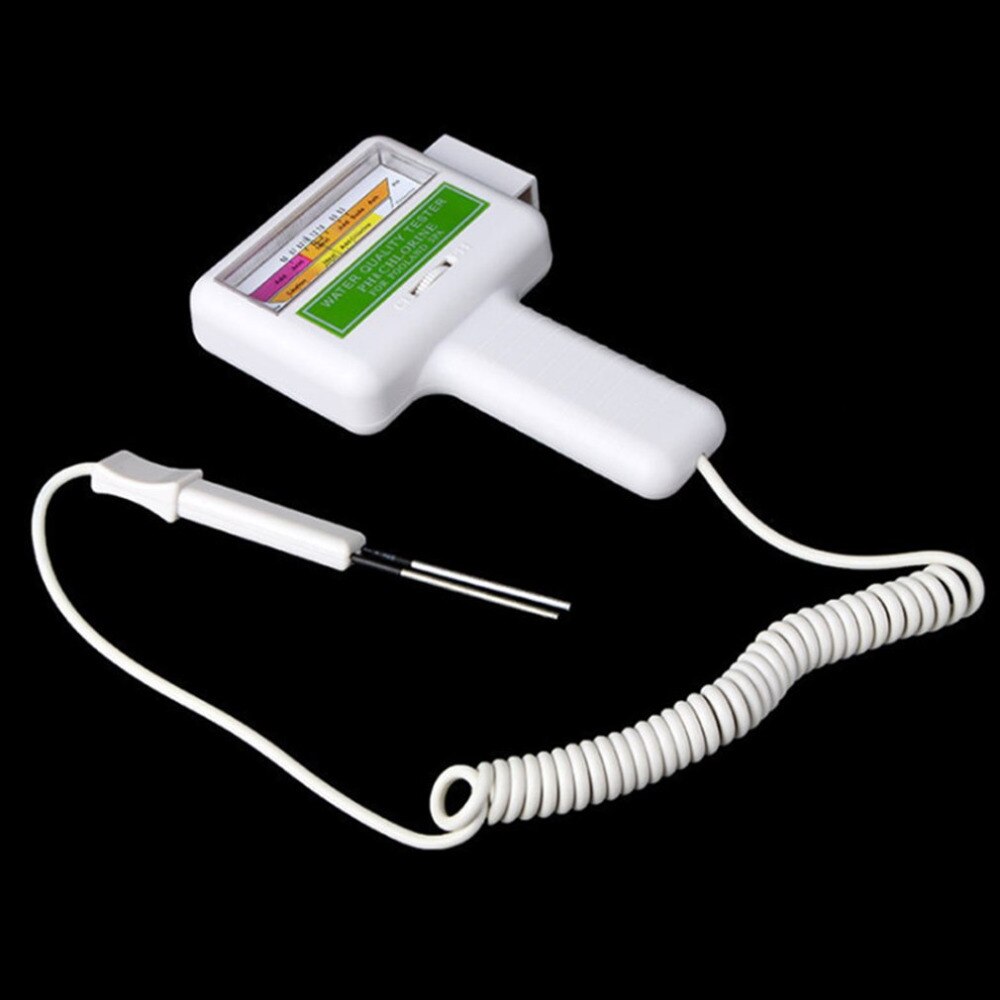 PH CL2 Chlorine Tester Digital Water Monitor Portable for Swimming Pool Spa Aquarium Hydroponics PH Meter Testing