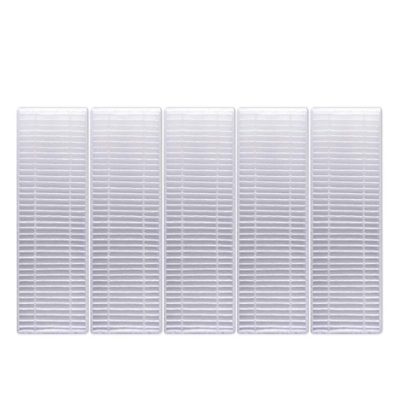 Vácuo cleaenr robô caixa de poeira filtro hepa para dexp MMB-300 mmb 300 acessórios robô aspirador de pó filtros substituição: 5pcs hepa filters