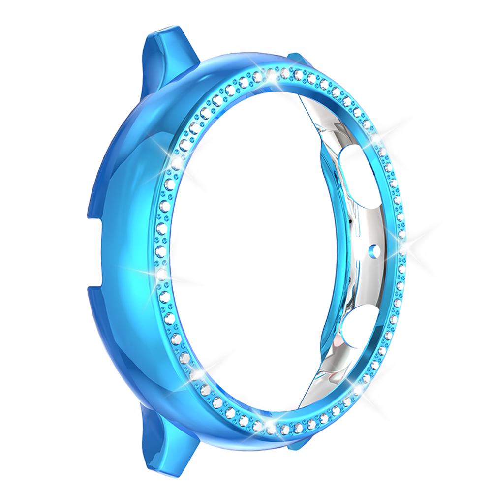 Screenprotector voor samsung galaxy watch active 2, ultradunne zachte siliconen volledige beschermhoes voor galaxy active 40/44mm: Blauw / 44mm