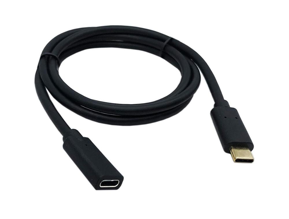 Guldbelagt usb type-c forlængerkabel han til hun u... – Grandado
