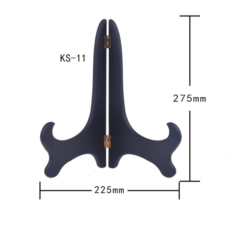 1pc staffeli tallerkenholder bakke billedrammer foto piedestal holder bærbar badge tallerken display stativ køkken tallerken stativ organizer: 11 tommer