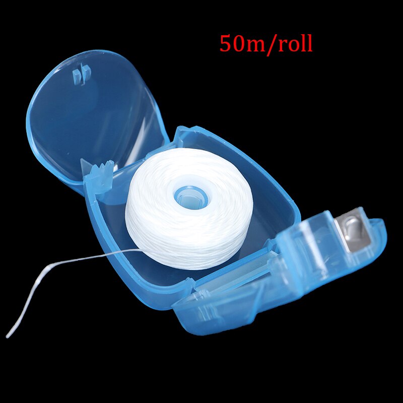 105Pcs/3Packs Tandenstoker Tool Floss Threaders Tand Floss Houders Tussen Orthodontische Beugels Brug Hilo Dental Orale Schoon: Ivoor