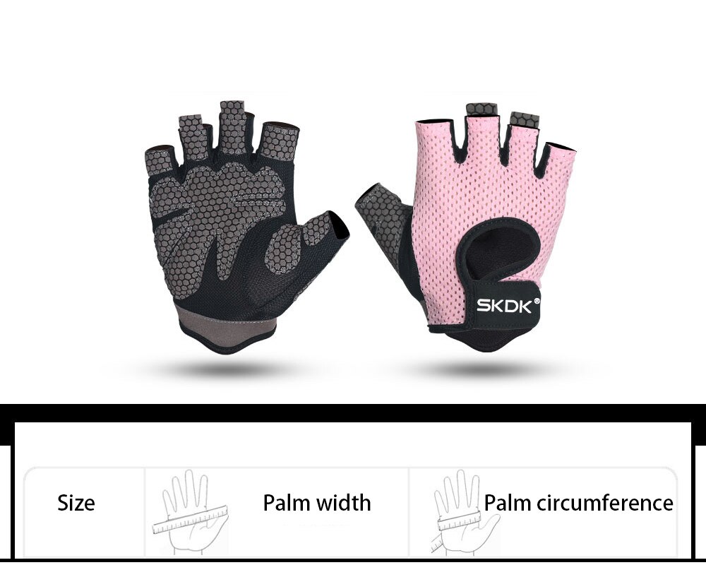 Half Vinger Fitness Handschoenen Hoge Elastische Ademende Anti-Slip Fiets Handschoenen Indoor Gym Apparatuur Sport Barbell Gewicht Handschoenen