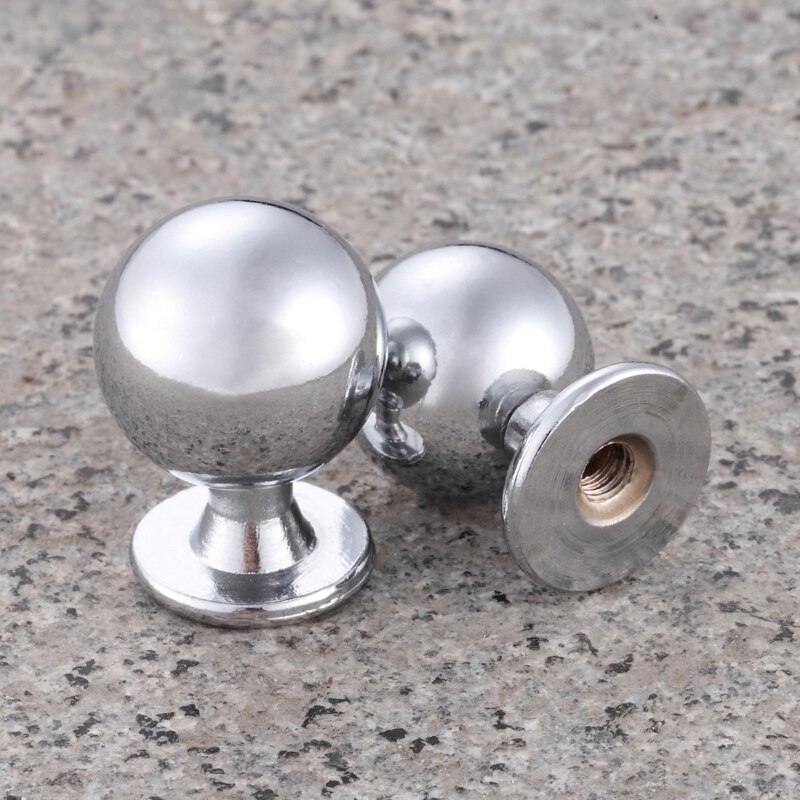 Myhomera skapknott solid metall skapavtrekkere skuffknotter møbelgarderobe rundt håndtak kjøkkendørbeslag mini sml