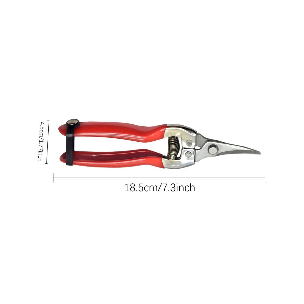 Tuinieren Hand Snoeischaar Tuin Schaar Hand Snoeischaar Snoeischaar Blad Trimmer Rechte Bloemist Schaar Tuinieren Handgereedschap: WHITE
