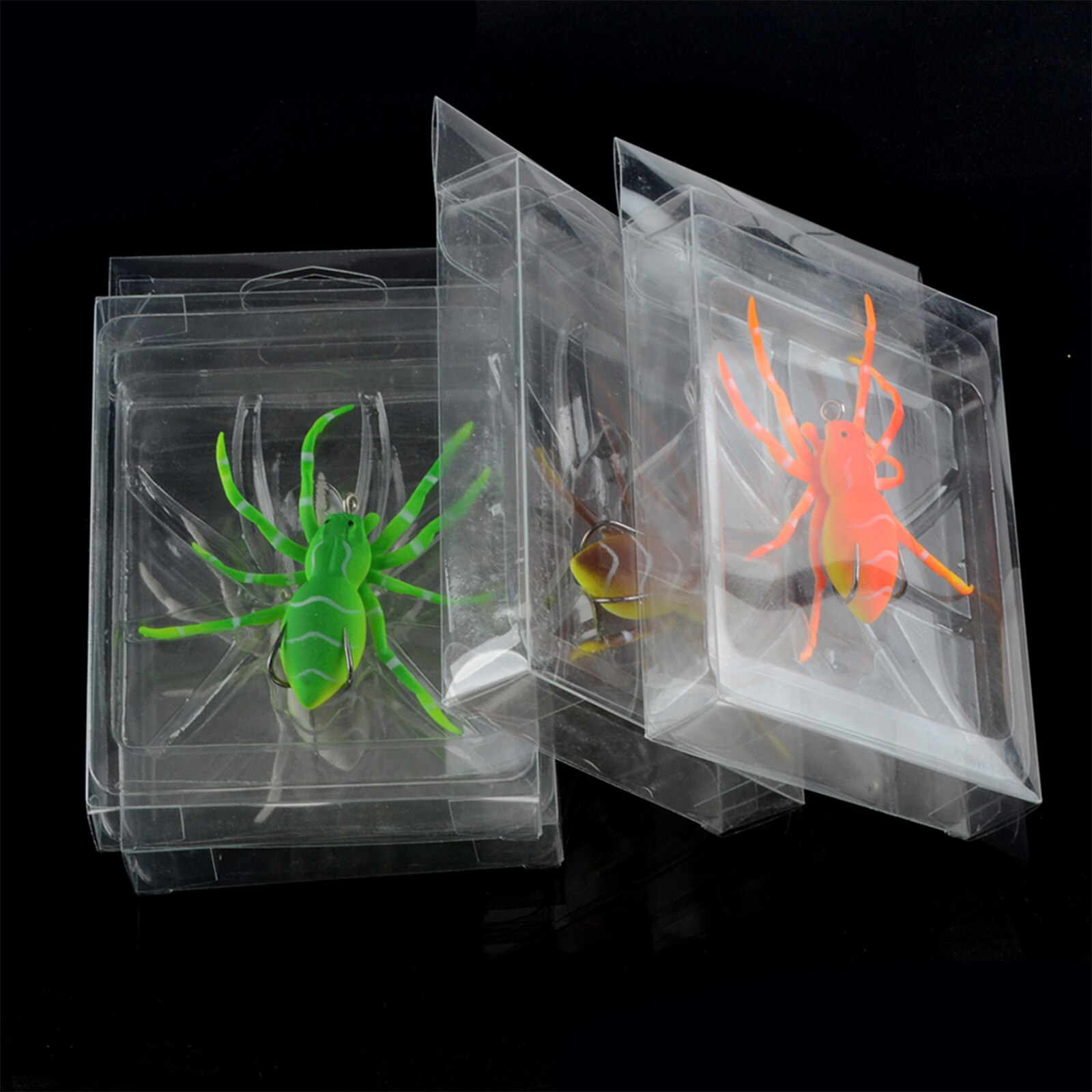 Realistische Phantom Spider Baits Soft Plastic Bionische Vissen Lokken Aas Haak Voor Zoetwater Zoutwater Karper Bass Pike