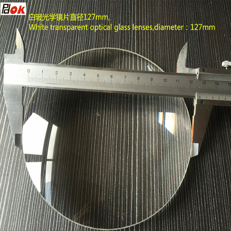 Szkło powiększające obiektyw 3x5x8x10x lupa stacjonarna zastępuje obiektyw 127mm duży soczewka wypukła szkła optycznego niebieski lub biały wymienny