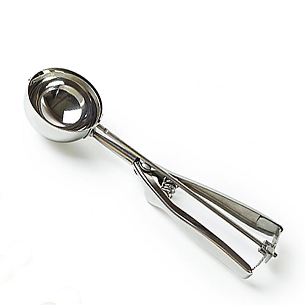 Stainless Steel Cookie Scoop Kitchen Tool Scoop Multifunctional Non-slip Ice-cream Scoop Ice Ball Maker for Baking