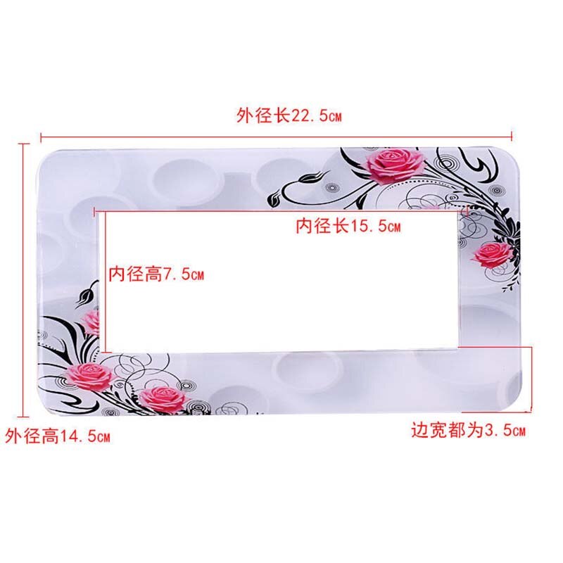 Acrylic switch wall stickers light switch protective cover living room bedroom socket switch decorative set Chinese