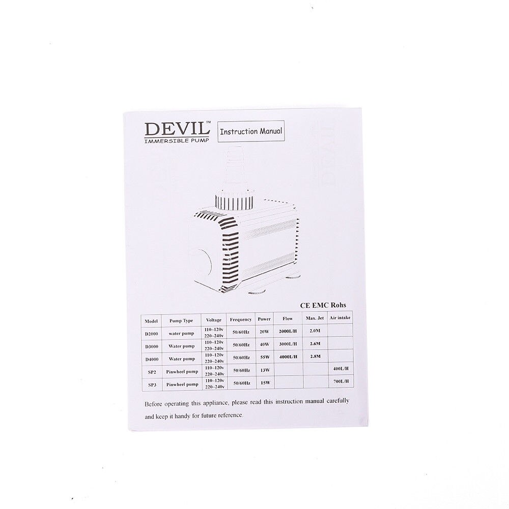 Marine Sources Needle Wheel Pump for Protein Skimmer W/ Air Intake Venturi Submersible Pinwheel Rotor Pump Red Devil SP3 SP2 SP1